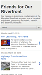 Mobile Screenshot of friendsforourriverfront.org
